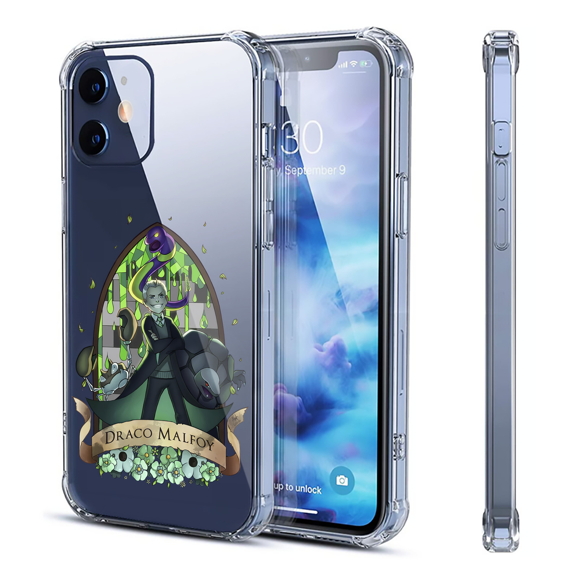 （画像用） Harry Potter ハリー・ポッターシリーズ 【iPhone 12シリーズ対応】透明スマホケース（クリアソフトケース）